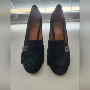 Black Sarto heels size 7